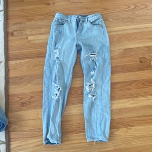 ripped mom jeans high rise wild fable